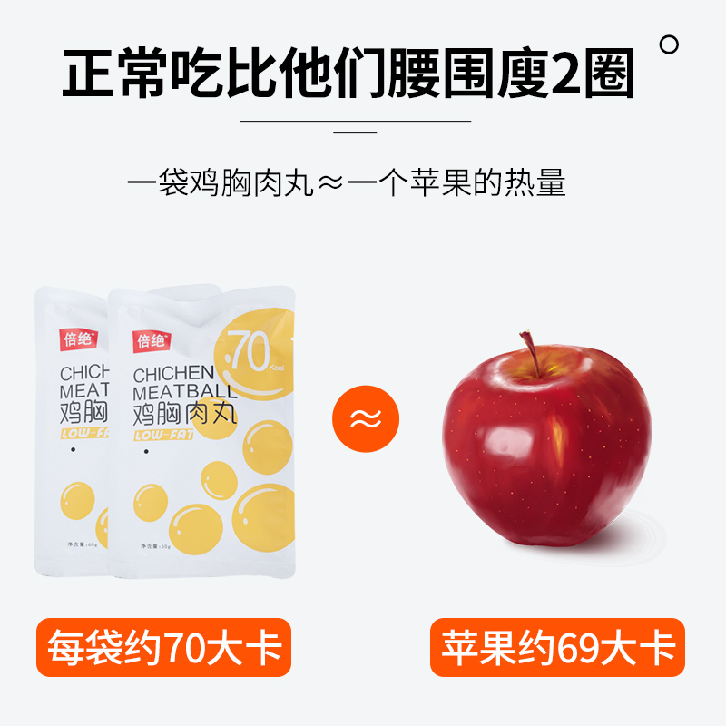 倍绝旗舰店鸡胸肉健身即食速食低代餐卡热量低脂高蛋白鸡肉饱腹解馋小零食品2