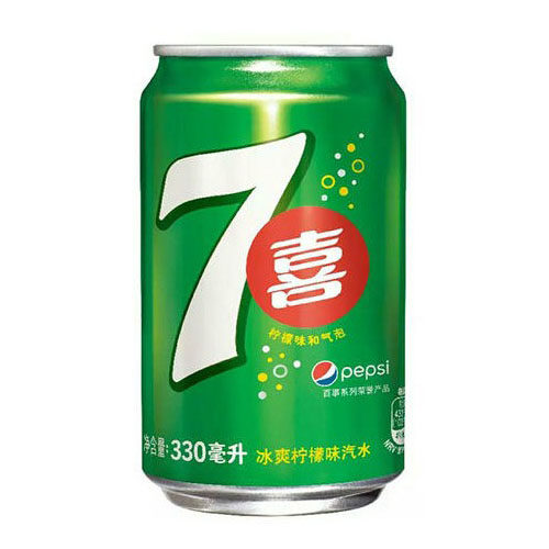 七喜碳酸饮料汽水330ml/24罐整箱百事可乐美年达雪碧可口可乐芬达-图1