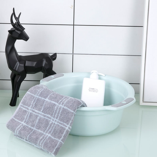 家用洗脸盆洗菜盆双耳加厚塑料盆洗脚洗衣服大号盆子小脸盆水果盆 - 图2