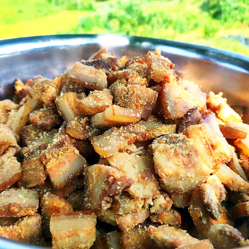 湖南衡阳永州特产农家自制夫子菜柴火熏烘腊肉祁东祁阳米粉菜粉蒸 - 图2