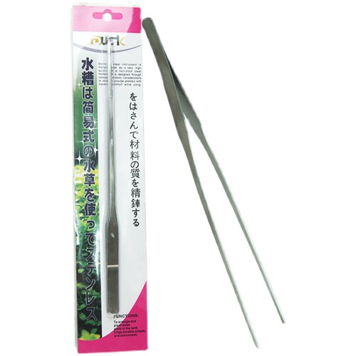 304加厚加硬不锈钢直头加长防滑仿静电镊子鱼缸水草工具维修夹子 - 图3