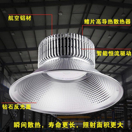 LED工矿灯仓库厂房灯天棚工业工厂车间灯吊灯超亮体育馆照明 - 图1