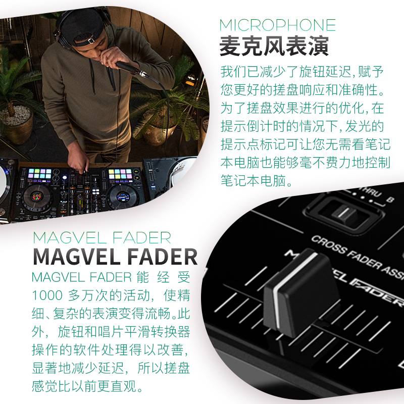 Pioneer dj先锋一体机DDJ800 一体控制器DJ打碟机 酒吧专业打碟机 - 图0