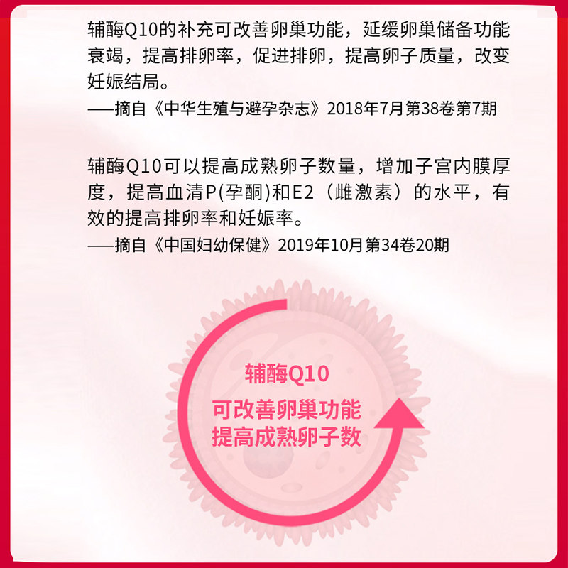 辅酶素q10备孕卵泡发育ql0胶囊 尚玺保健食品辅酶Q10