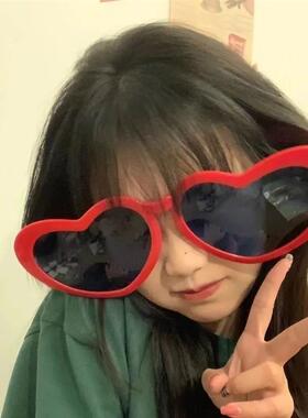 超大号眼镜疯狂自拍舞会搞笑创意爱心装饰镜抖音同款直播道具墨镜