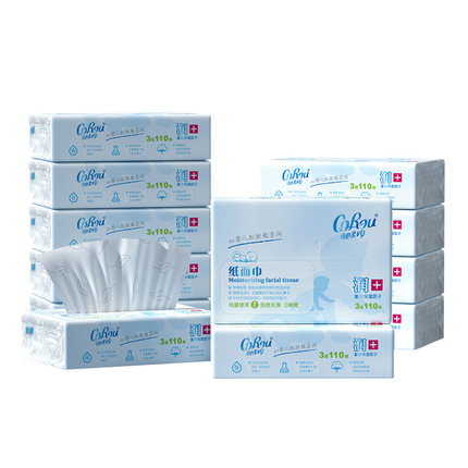 可心柔V9云柔巾婴幼儿乳霜纸新