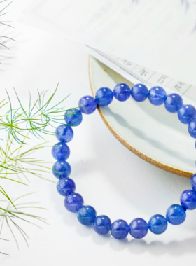 坦桑石轻奢自然水晶手串