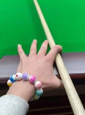 台球手链桌球手串中黑色男女情侣学生配饰品创意珠子配件材料