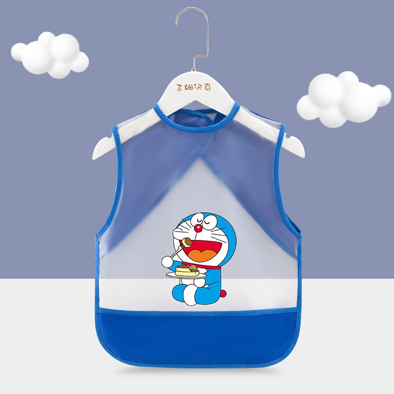 Baby eating cover summer children's sleeveless rice pocket