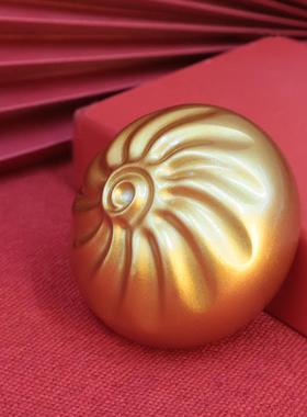 2026黄铜包子蒸蒸日上包赚包赢小福包办公家居桌面招财装饰摆件工