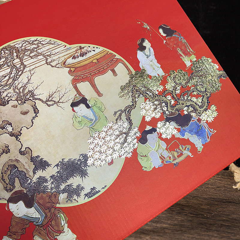 春节礼盒空盒红色烫金包装盒新年走亲戚伴手礼海鲜送礼批发礼品盒,淘宝优惠券,粉丝福利购,淘宝优惠卷