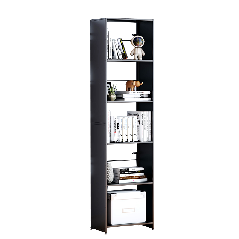 铁艺落地简易家用客厅靠墙转角书架 云仲森家具书架