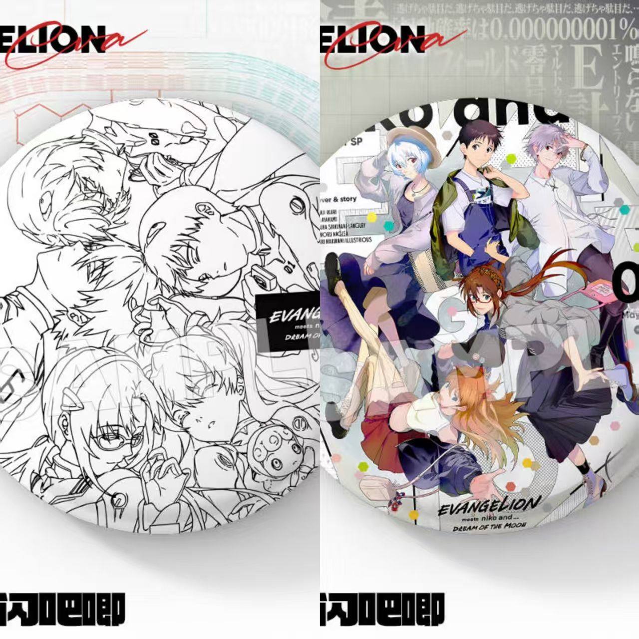 EVA动漫新双闪周年系列碇真嗣明日香绫波丽周边大徽章吧唧谷子,淘宝优惠券,粉丝福利购,淘宝优惠卷