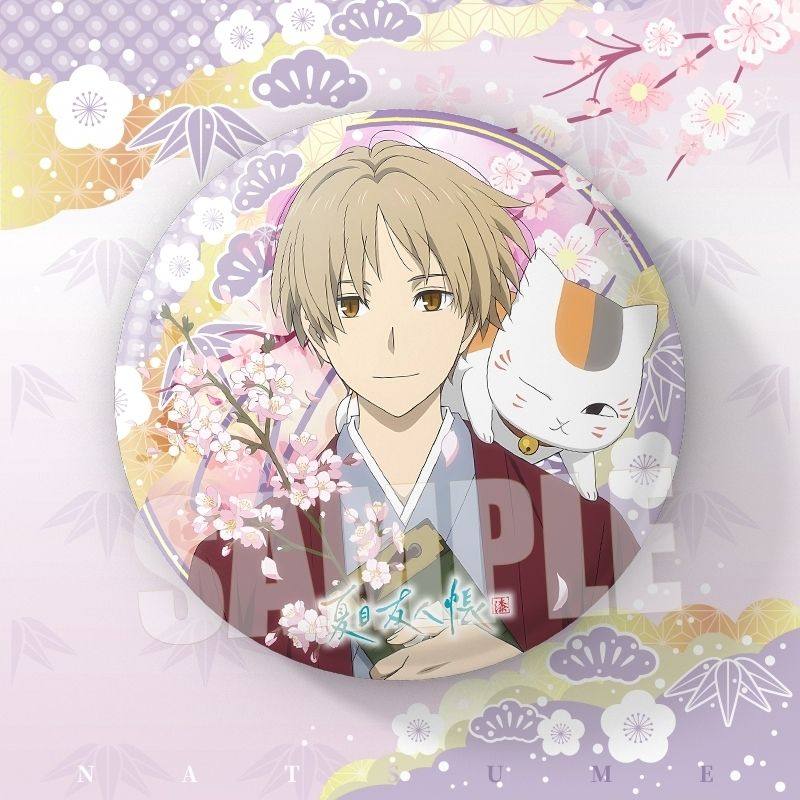 夏目友人帐动漫谷子夏目猫咪老师周边双闪大徽章吧唧谷子痛包装饰,淘宝优惠券,粉丝福利购,淘宝优惠卷