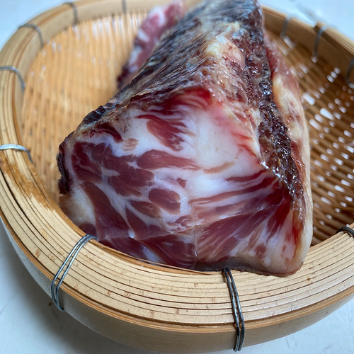 雪花牛肉干巴清真回族腌制半干500g云南腾冲保山特产黄牛肥瘦腊肉 - 图1