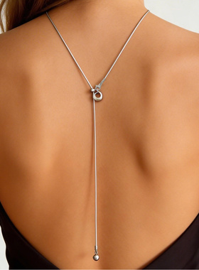 欧美跨境不锈钢爱心形吊坠流苏背