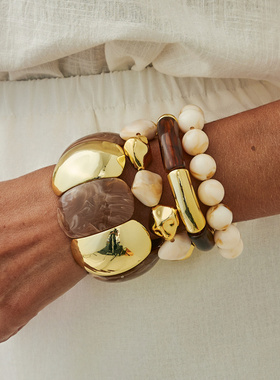 欧美跨境美拉德晕染亚克力圆弧形