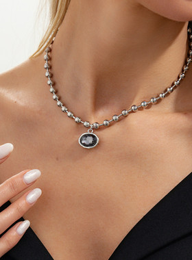 欧美跨境轻奢ins风几何亚克力钻