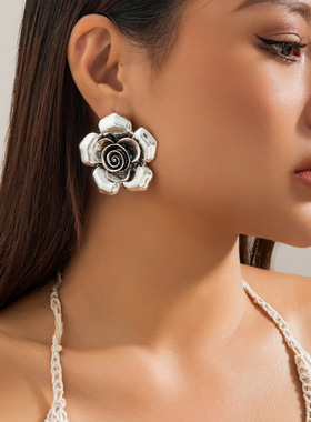 欧美跨境饰品民族风复古花朵项链