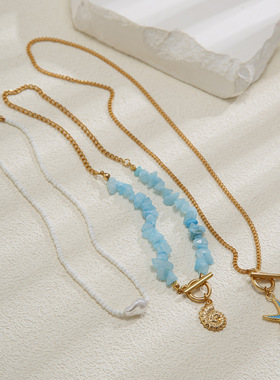 欧美跨境沙滩度假海星巴洛克碎石