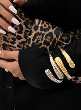 欧美跨境时尚ins风金属水滴抱抱