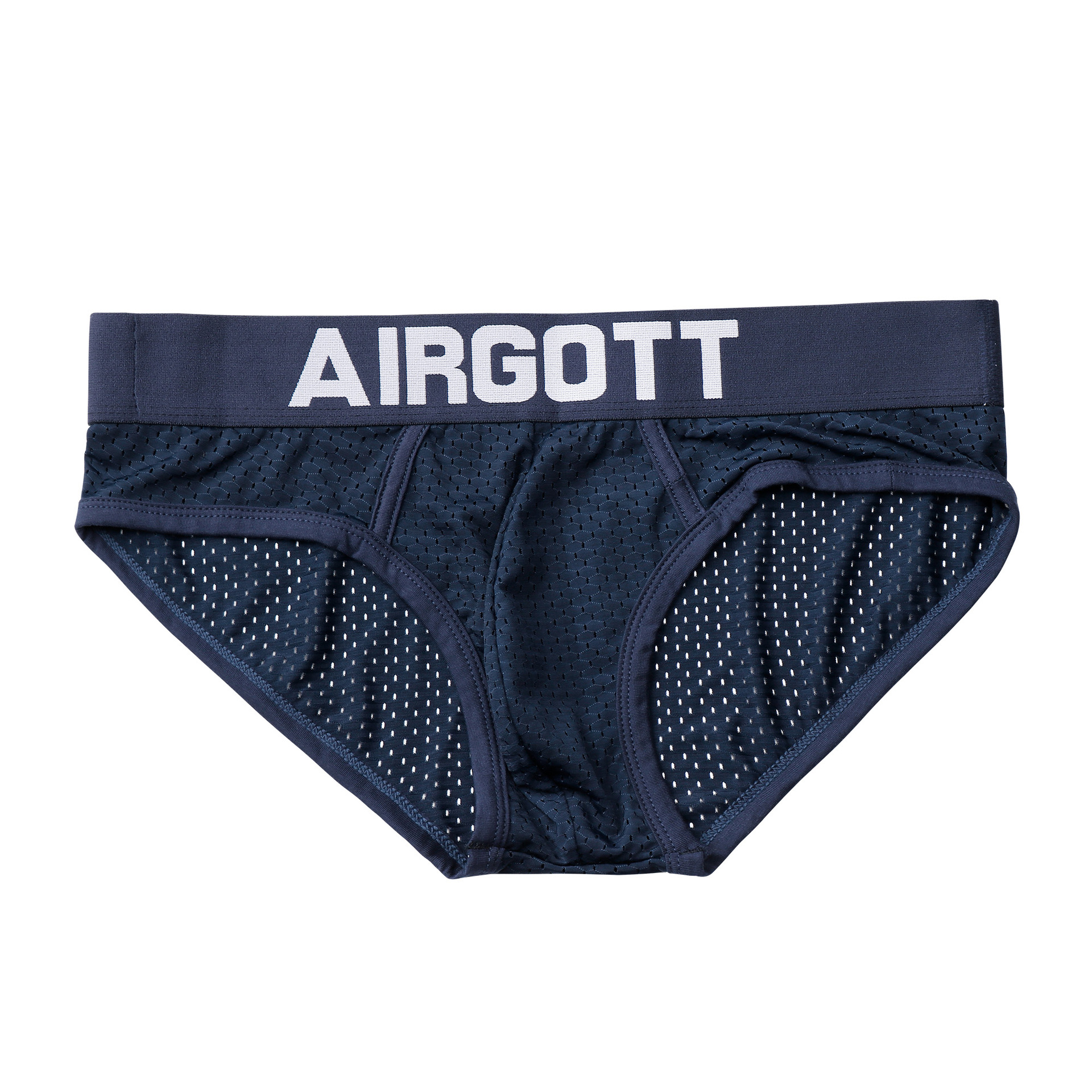 AIRGOTT男士三角内裤无痕超薄款青年个性感潮流低腰短裤头透气-图3