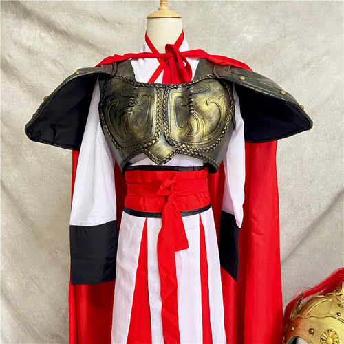 出租古代女将军花木兰盔甲古装铠甲穆贵英精忠报国演出服装租赁 - 图1
