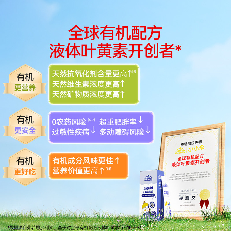 【爆款小样】小小伞叶黄素体验装6条/盒,淘宝优惠券,粉丝福利购,淘宝优惠卷
