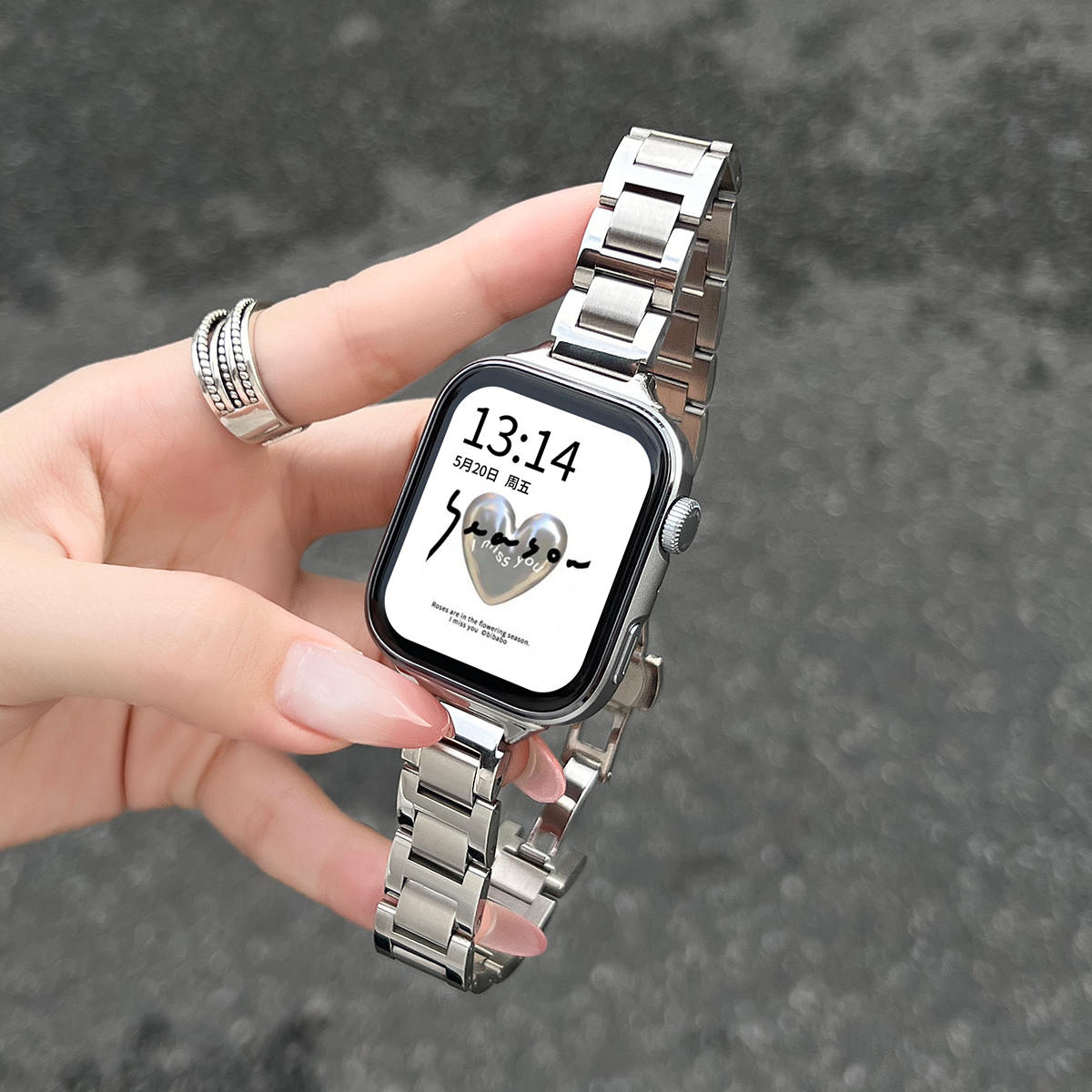 适用vivowatchgt2/vivowatchgt表带新款金属vivowatch5手表带高级感3/2/1代智能运动iqoowatchgt女款腕带男生 - 图3