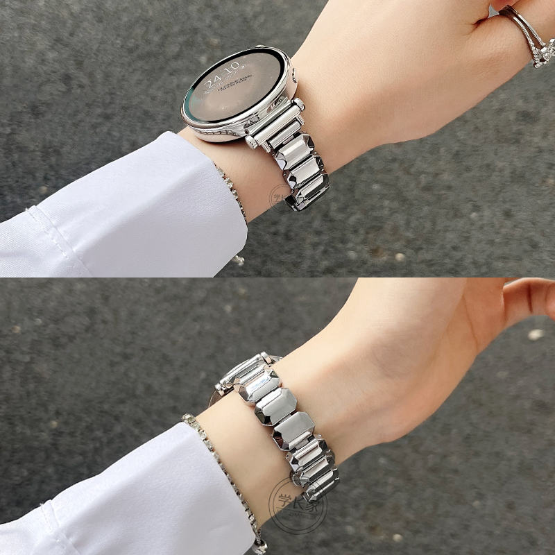 适用华为gt5/gt4表带金属夏季gt6新款智能手表watch5/4/3pro腕表女款手表带女式荣耀gs3i高级感gt3gt2腕带链 - 图0