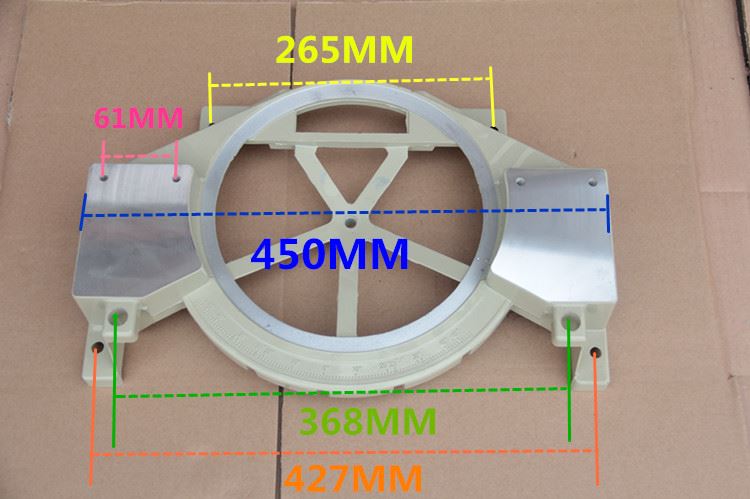 。淘金币达美255锯铝机配件底座 底盘 转盘 10寸9105豪迈锯铝机切 - 图1