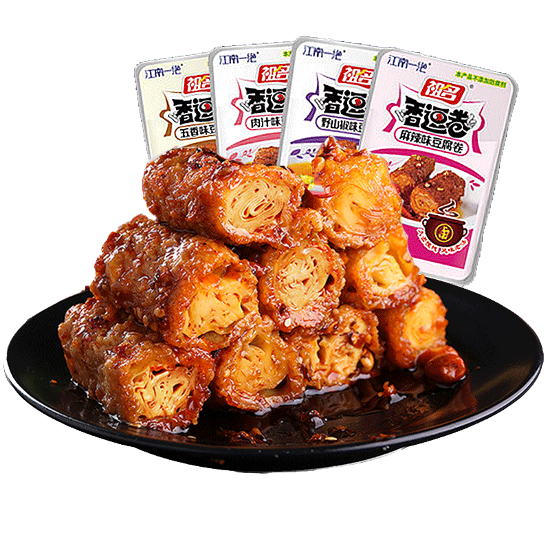 祖名香逗卷包装整箱夜宵散装豆腐干 右小粮食品豆腐干