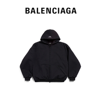 BALenciaga Parisian family SKIWEAR-3B SPORTS ICON zipped jacket with a hat guard