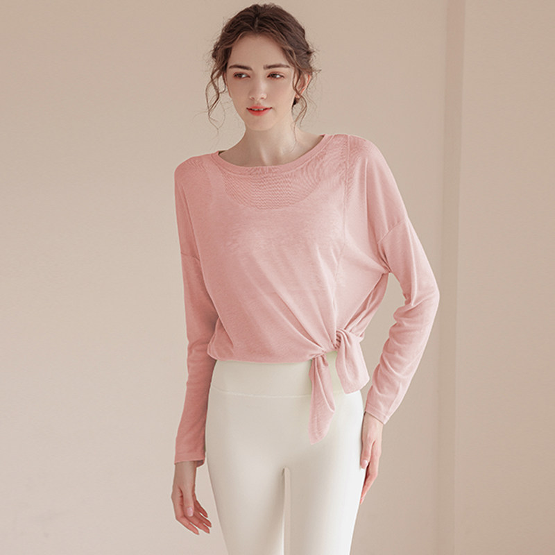 荷动/运动上衣女宽松显瘦透气健身服长袖T恤瑜伽服跑步大码罩衫新,淘宝优惠券,粉丝福利购,淘宝优惠卷