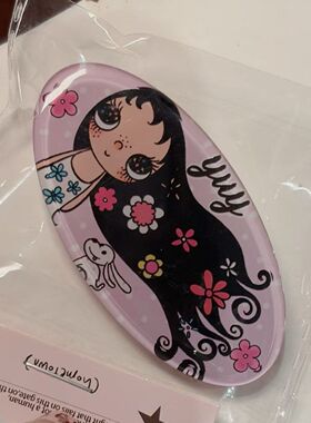 定制小玉发夹小玉大眼女孩发夹少女心侧边夹刘海夹ins风卡通发饰