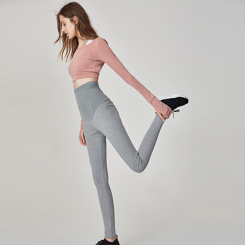 嫚熙孕妇春秋装加厚款外穿打底裤 嫚熙兮玺孕妇打底裤