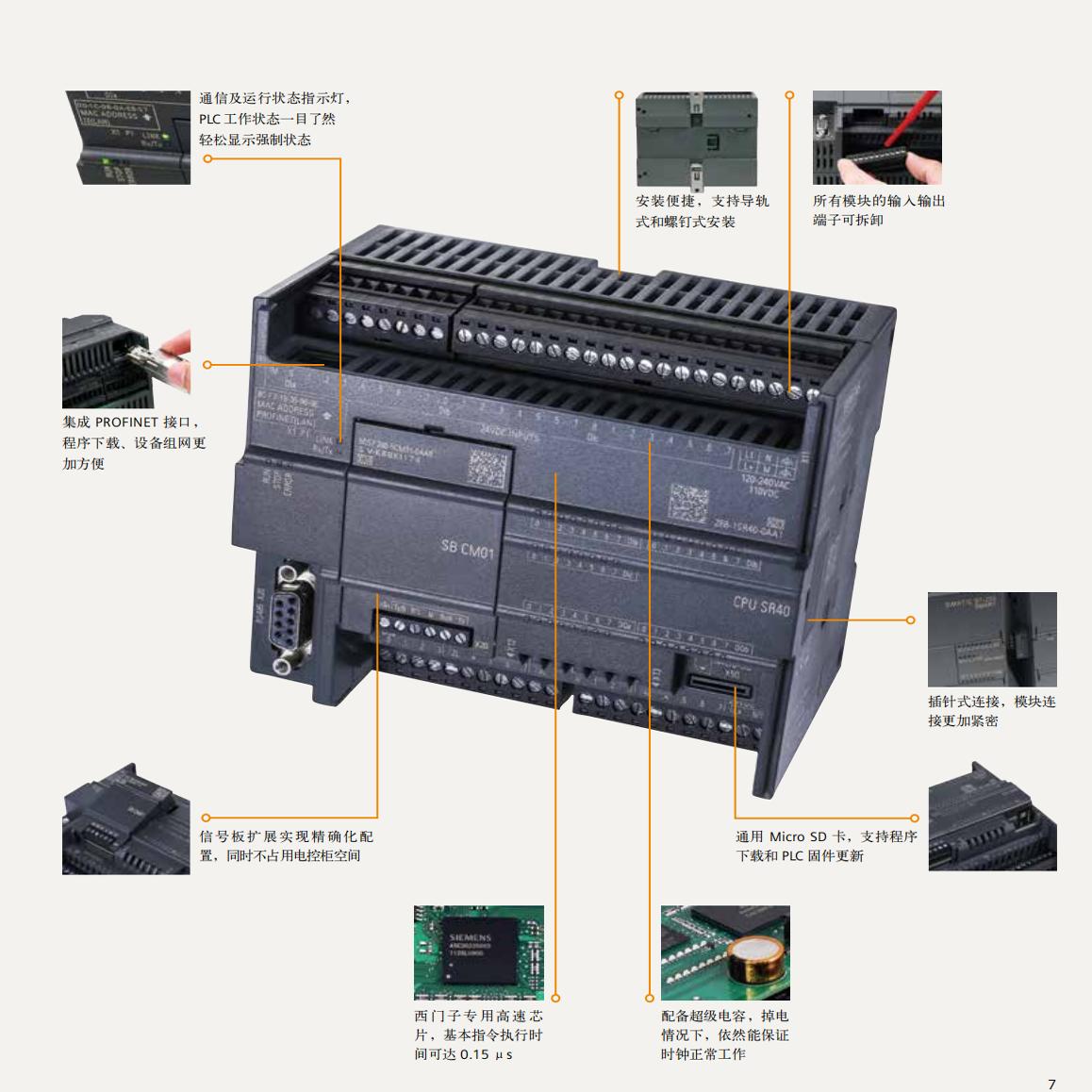 西门子PLC S7-200 SMART /ST30/SR40/ST60/6ES7288-1ST20-0AA1 CR - 图1