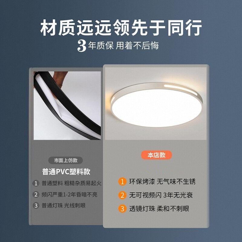 LED吸顶灯中山现代简约大气卧室灯圆2026年新款主卧阳台过道灯具,淘宝优惠券,粉丝福利购,淘宝优惠卷