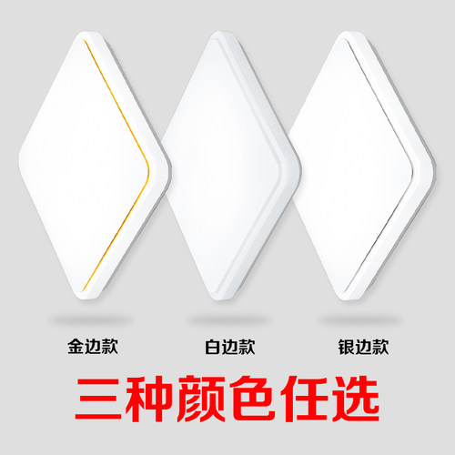 方形卧室led吸顶灯简约现代阳台厨房灯卫生间走廊过道灯具50x50cm - 图0