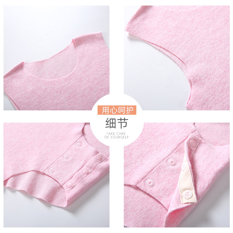 婴儿童背心包屁衣秋冬三角德绒睡衣 心上宝连身衣/爬服/哈衣