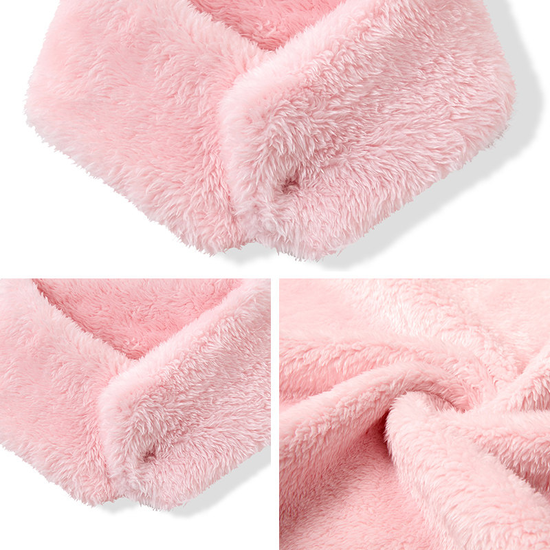 儿童按扣围脖假领加绒加厚护颈保暖围巾冬季宝防风寒毛绒脖套毛领,淘宝优惠券,粉丝福利购,淘宝优惠卷