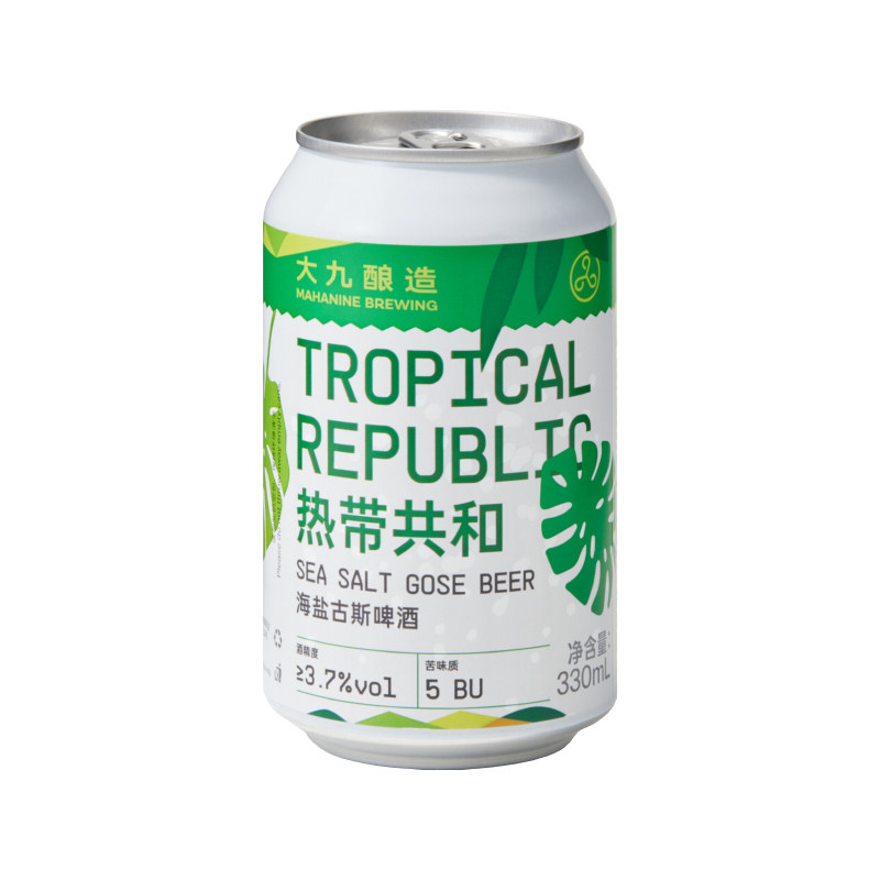 大九酿造 热带共和海盐古斯啤酒 330mL 六罐 国产精酿啤酒,淘宝优惠券,粉丝福利购,淘宝优惠卷