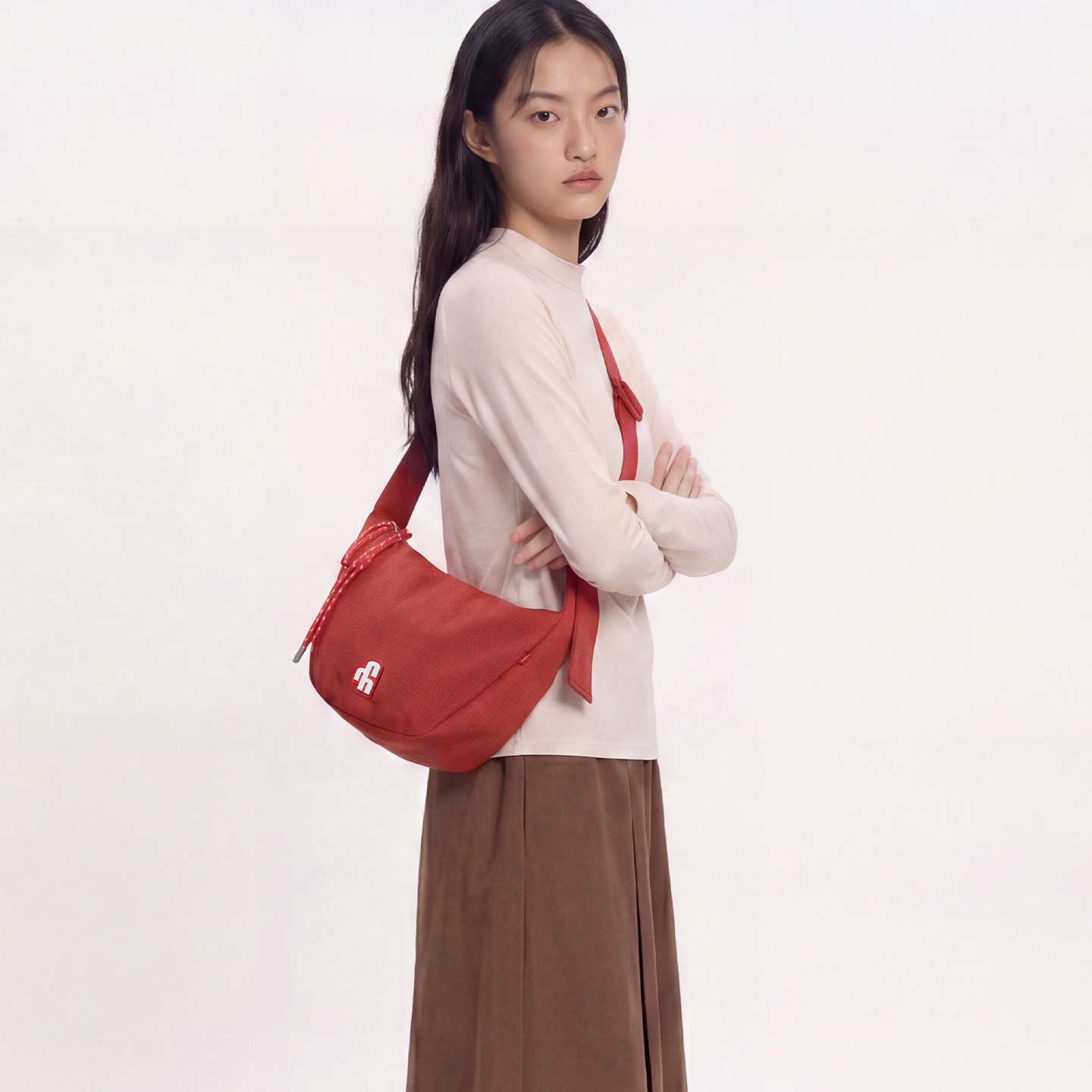 VAOPER Feeding Brand Red Large Capacity Dumpling Bag