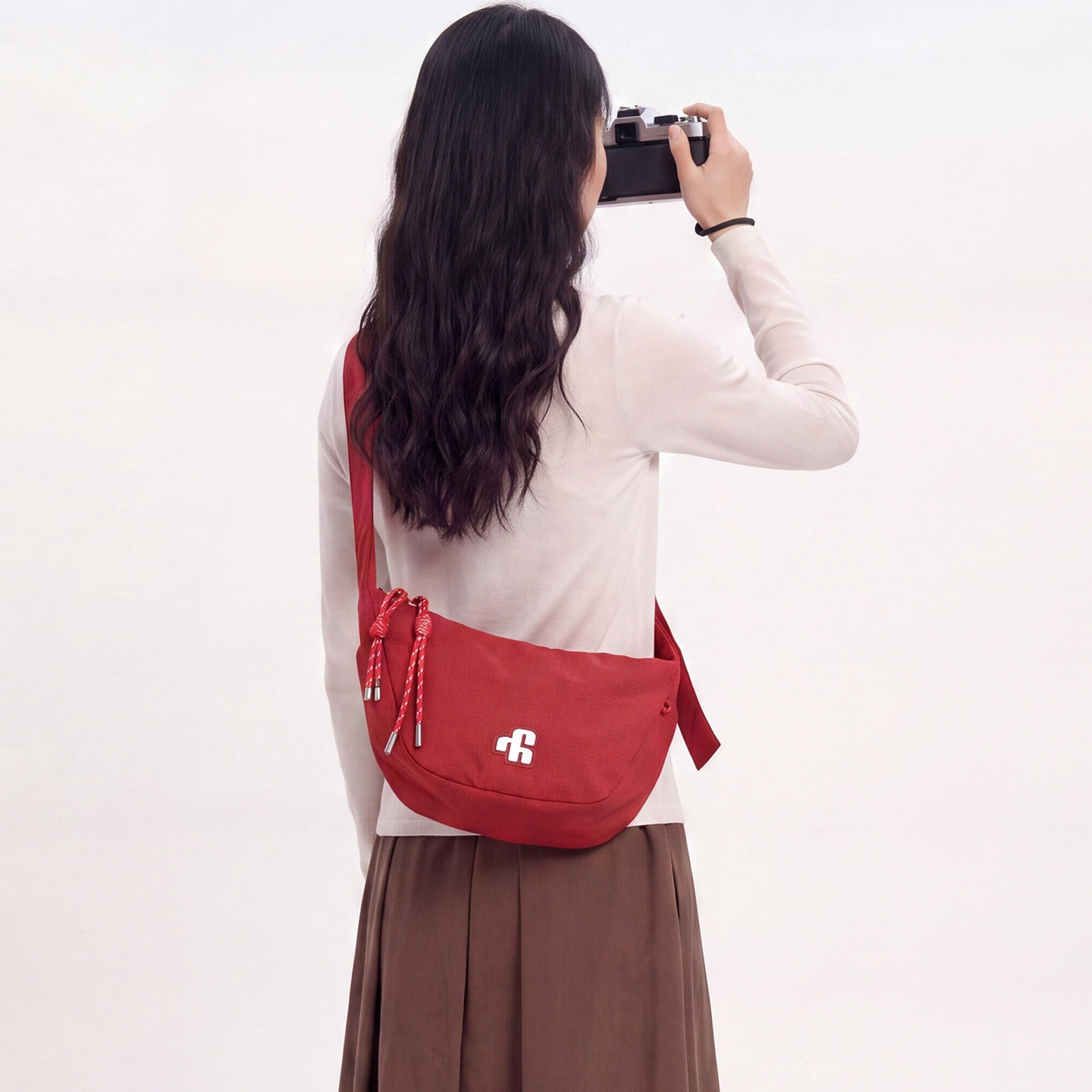 VAOPER Feeding Brand Red Large Capacity Dumpling Bag
