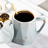 Кофейная глина, комплект, послеобеденный чай, чашка, ароматизированный чай со стаканом, европейский стиль