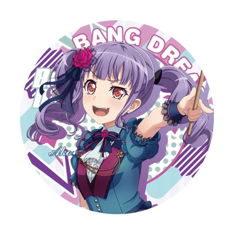 BanGDream邦邦户吧唧仓田真白丸山彩凑友希那游戏周边日谷底徽章-图3