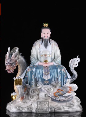 坐骑青牛太上老君元始天尊摆件