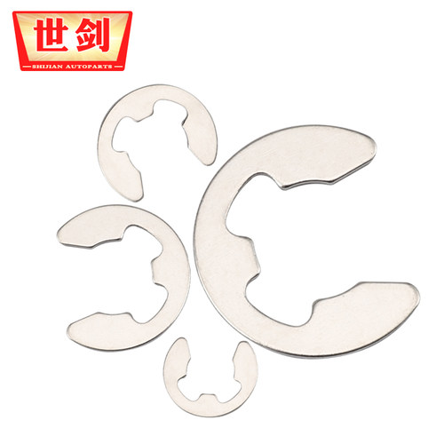 GB896不锈钢开口挡圈E型卡簧e形0轴用挡川1M2M3.5M4M6M7M8弹性C槽 - 图1