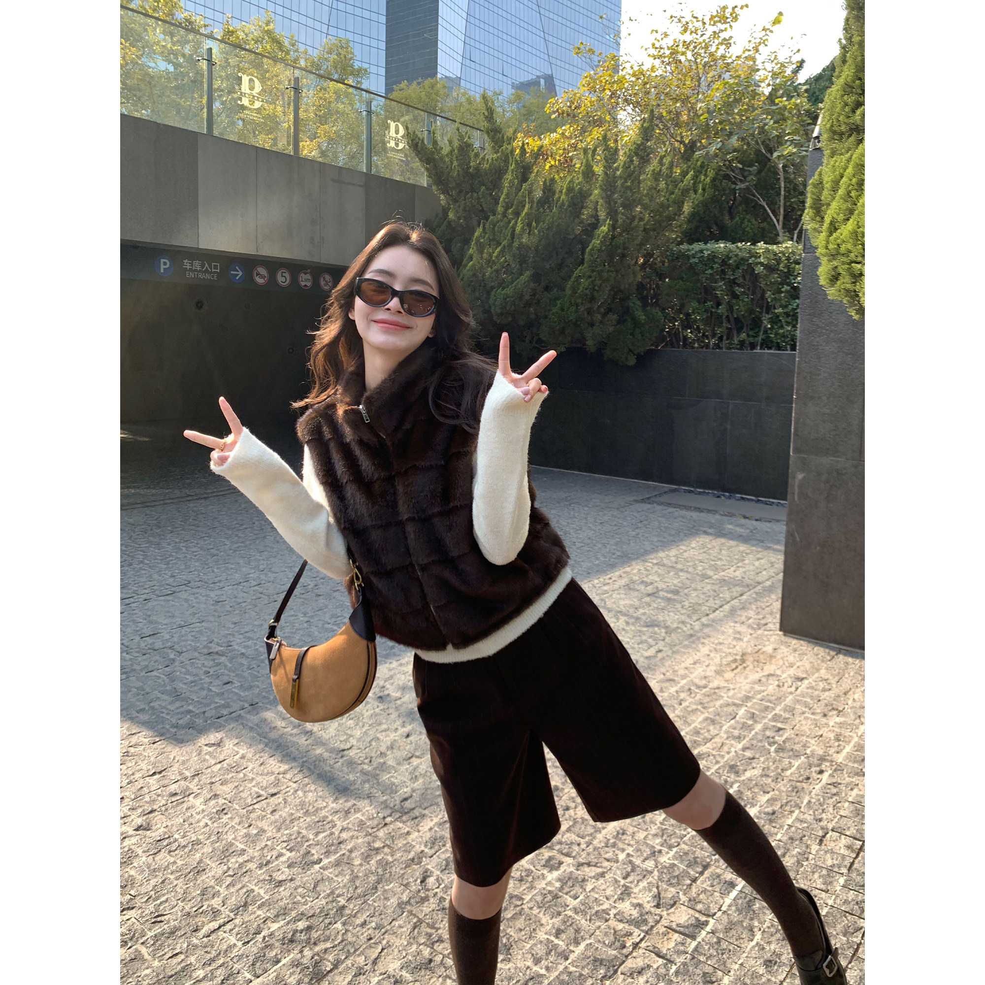 pusumede 慵懒暖意 仿皮草立领毛坎肩马甲女软糯保暖无袖毛毛外套,淘宝优惠券,粉丝福利购,淘宝优惠卷