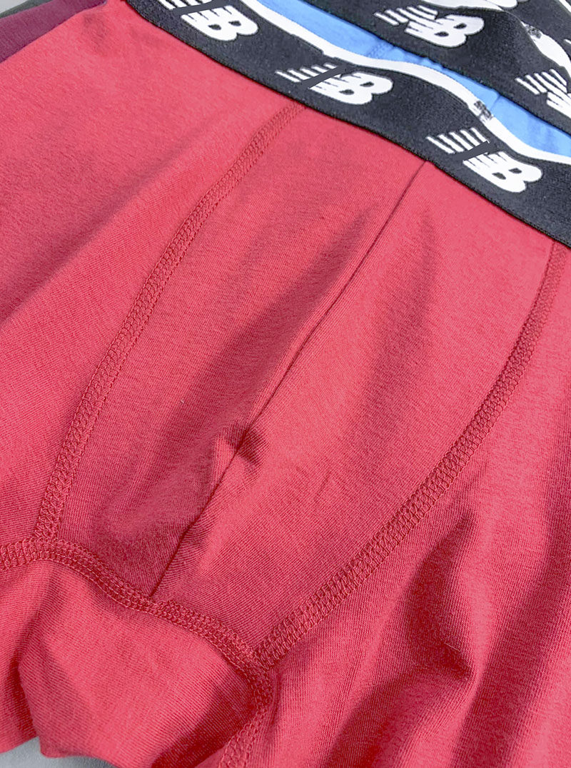 外贸纯棉平角内裤男士运动内裤四角裤吸汗透气底裤衩内穿短裤头